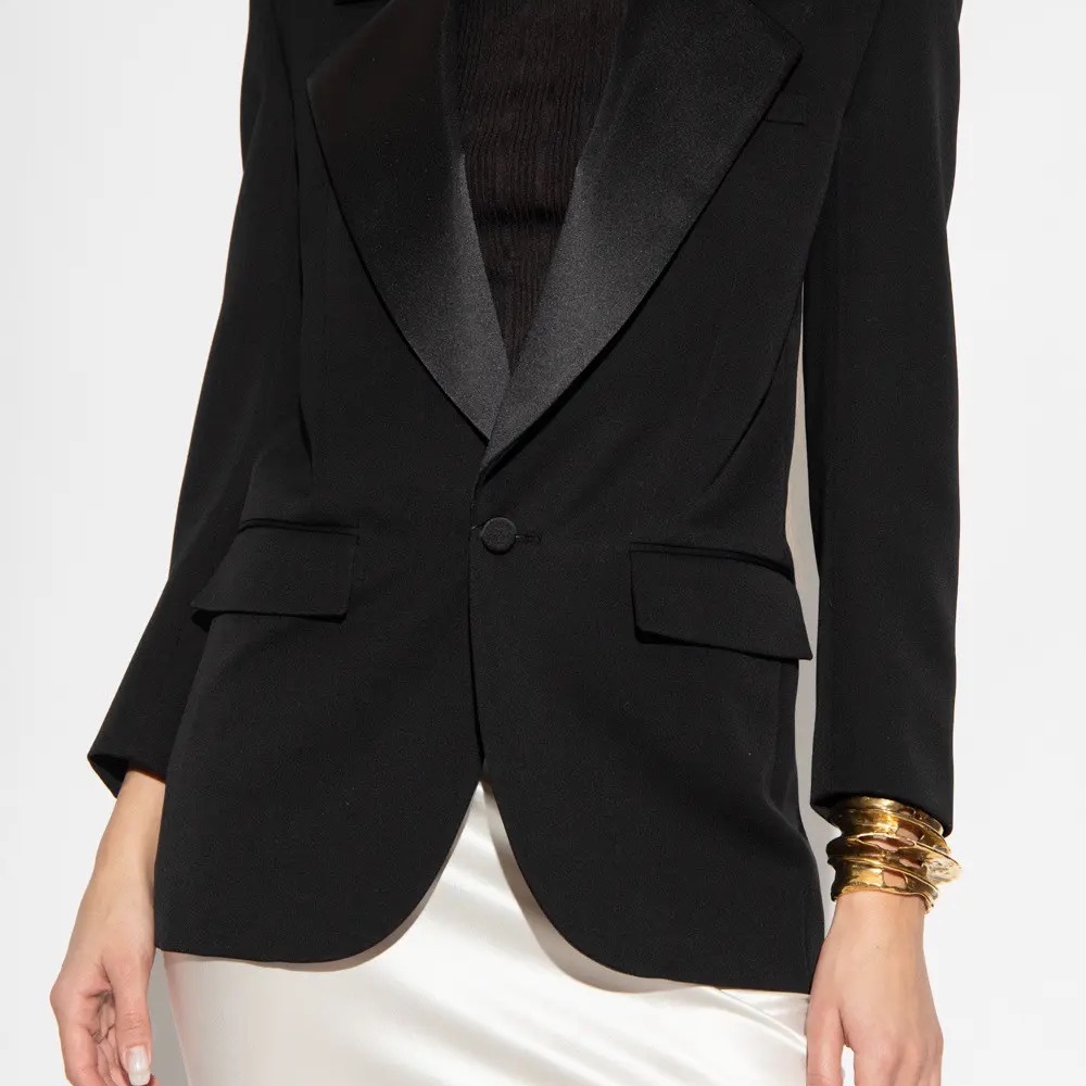 Saint-Laurent blazer tuxedo grain de poudre - Picture 3 of 10